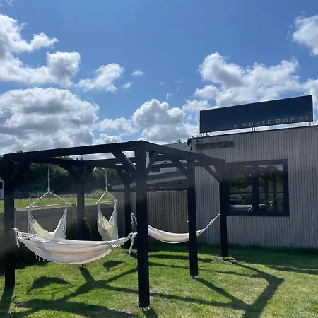 בית נופש A Morze Domki- Podgrzewany Basen, Caloroczne Klimatyzowane Domki, Parking *