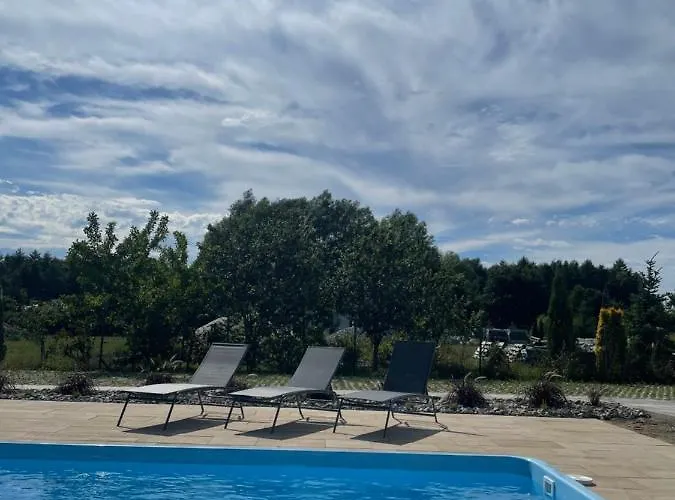 Prázdninový dům A Morze Domki- Podgrzewany Basen, Caloroczne Klimatyzowane Domki, Parking